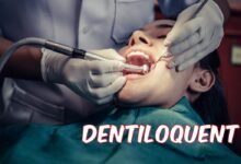 Dentiloquent