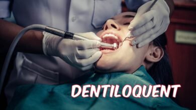 Dentiloquent